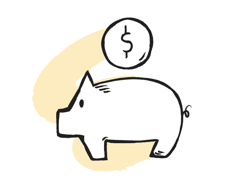 Immagine Vettoriale risparmiare in PNG e SVG in stile | Illustrazioni Icons8