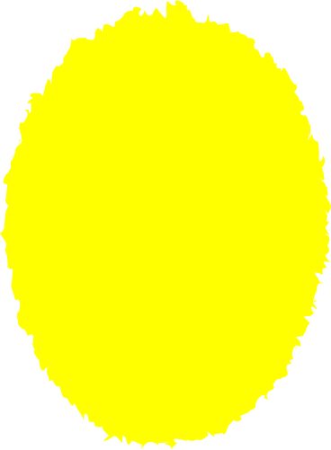 椭圆黄色 PNG, SVG