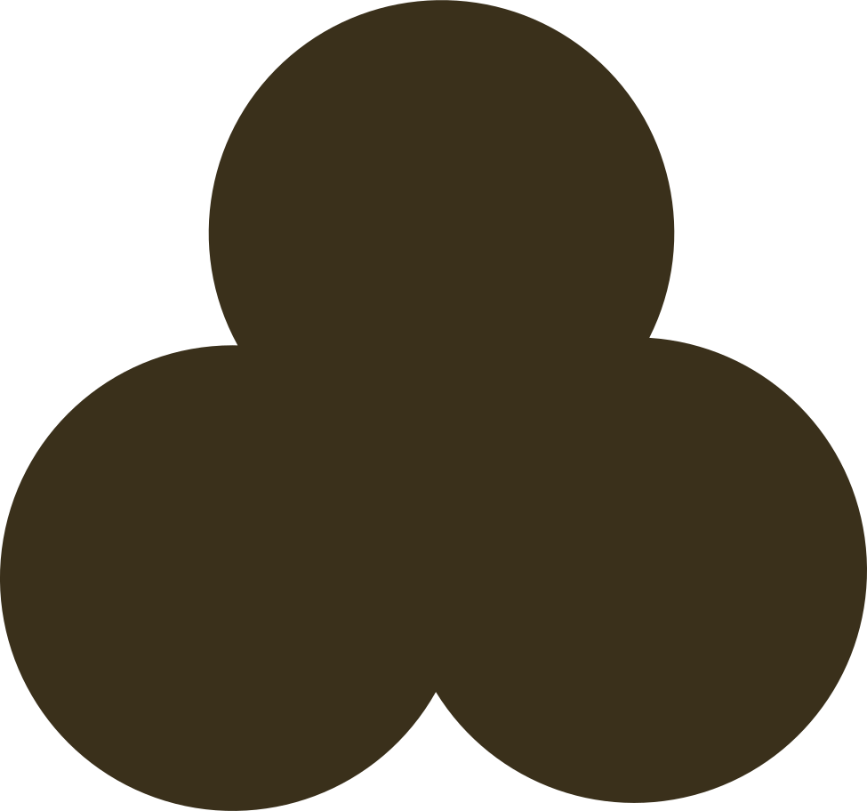 Brown trefoil Illustration in PNG, SVG