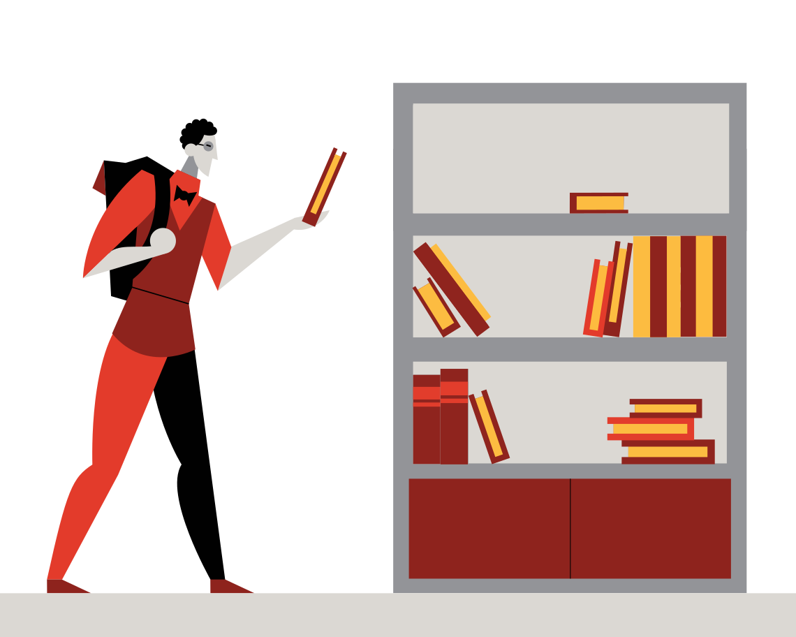 Library  Illustration in PNG, SVG