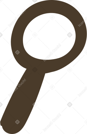 magnifier Illustration in PNG, SVG