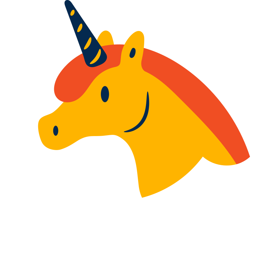 unicorn Illustration in PNG, SVG