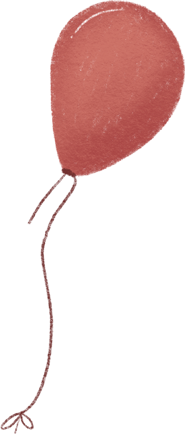 balloon red PNG, SVG