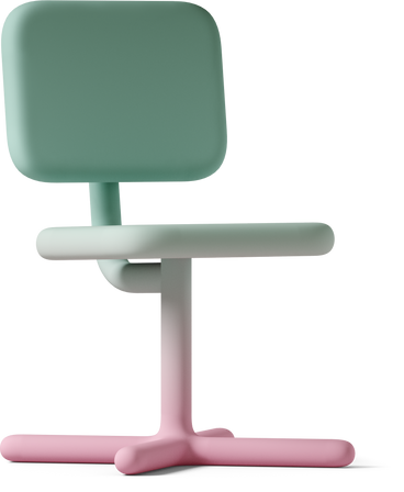 gradient desk chair PNG, SVG