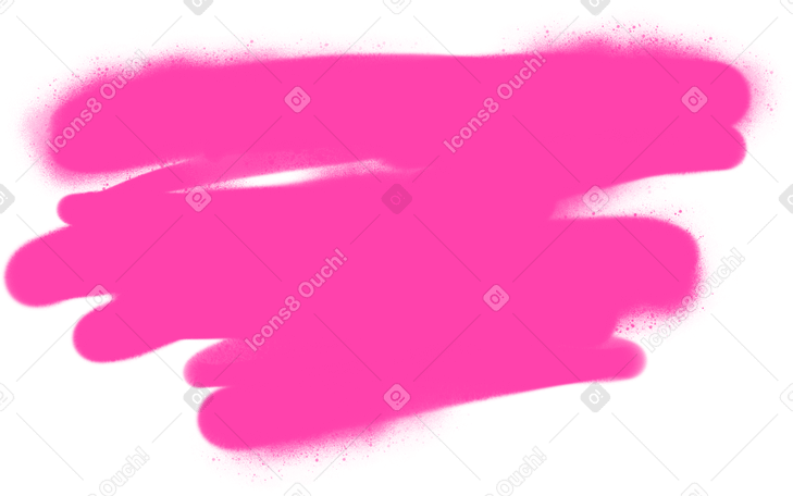 粉色涂鸦污渍 PNG, SVG