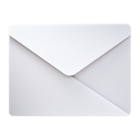 white envelope Illustration in PNG, SVG