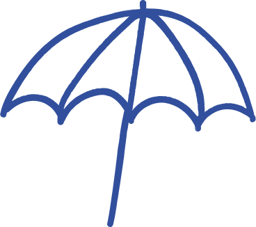 Пляжный зонтик в PNG, SVG