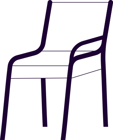 armchair with one armrest PNG, SVG