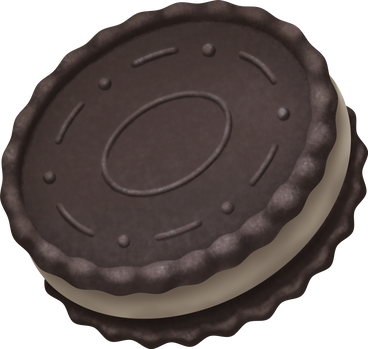 cookie with cream PNG, SVG