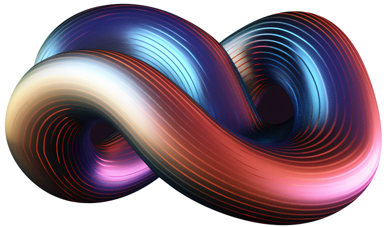 3d 추상 다채로운 형태 PNG, SVG