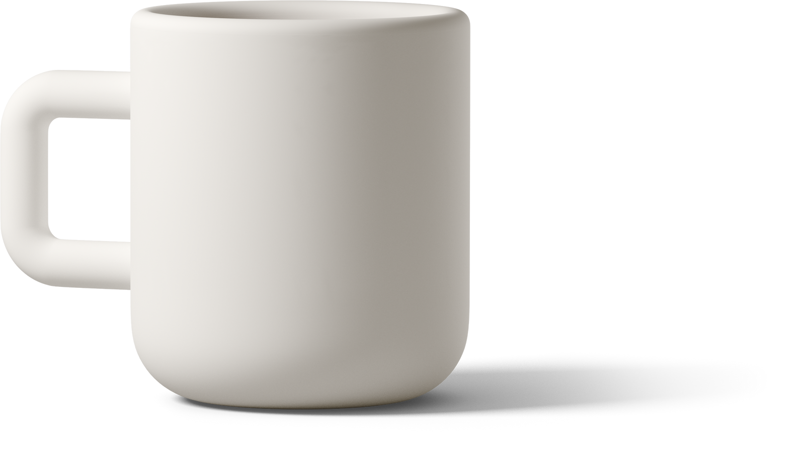 white cup on ground Illustration in PNG, SVG