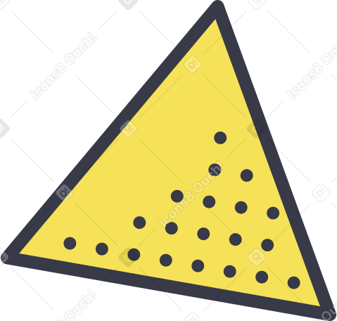 cheese nachos Illustration in PNG, SVG