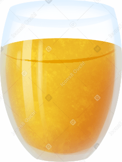 glass of orange juice PNG, SVG