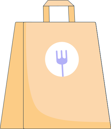 paper bag for takeout PNG, SVG
