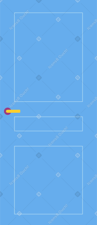 blue door Illustration in PNG, SVG
