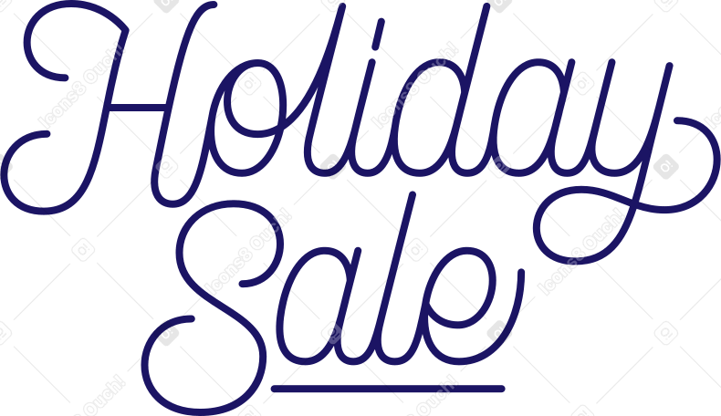 lettering holiday sale Illustration in PNG, SVG