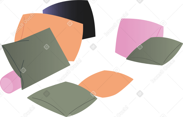 coussins de canapé PNG, SVG