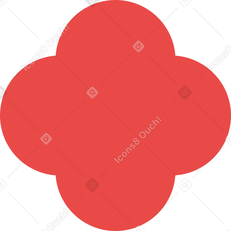 quatrefoil red Illustration in PNG, SVG