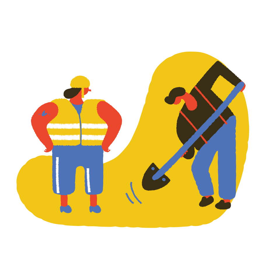 Builders  Illustration in PNG, SVG
