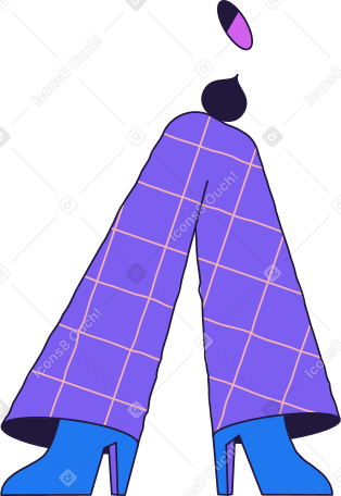 standing man Illustration in PNG, SVG