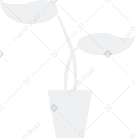 office plant Illustration in PNG, SVG
