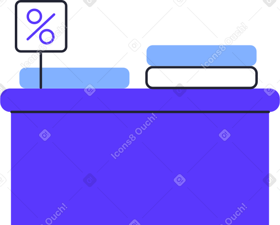 cabinet with sale Illustration in PNG, SVG