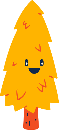 happy tree Illustration in PNG, SVG