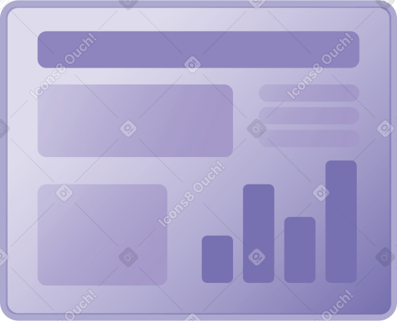 interface with statistics PNG, SVG