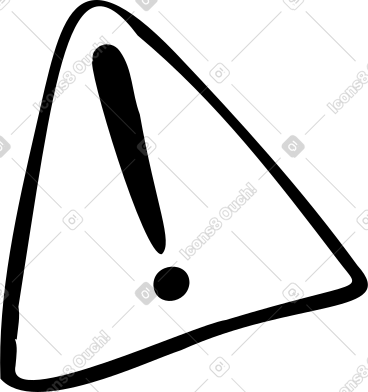 Error, man holding a warning sign PNG, SVG