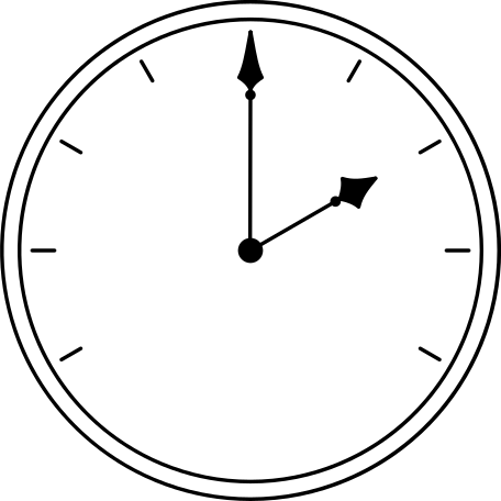 big wall clock Illustration in PNG, SVG