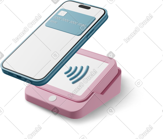 3D nfc payment PNG, SVG