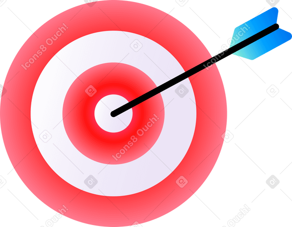 带箭头的目标 PNG, SVG