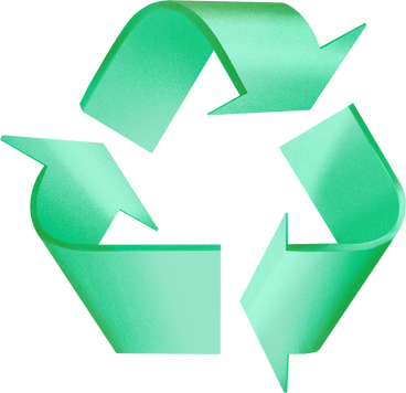 green arrows as a sign of recycling PNG, SVG