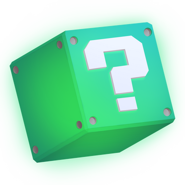 cube with question mark PNG, SVG