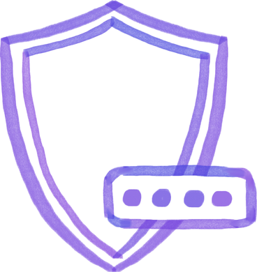 Shield and password PNG, SVG