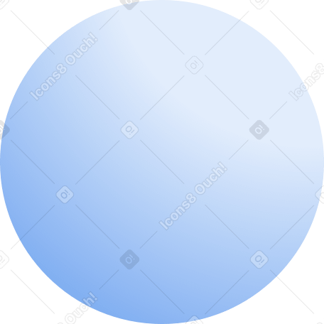 blue round planet Illustration in PNG, SVG