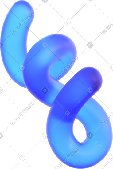 Twisted line PNG, SVG