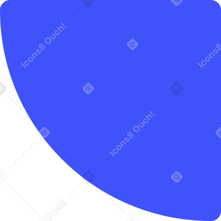 quarter circle Illustration in PNG, SVG