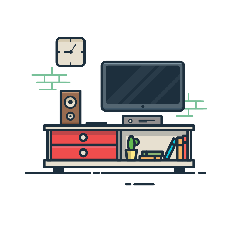 Immagine Vettoriale sala tv in PNG e SVG in stile | Illustrazioni Icons8