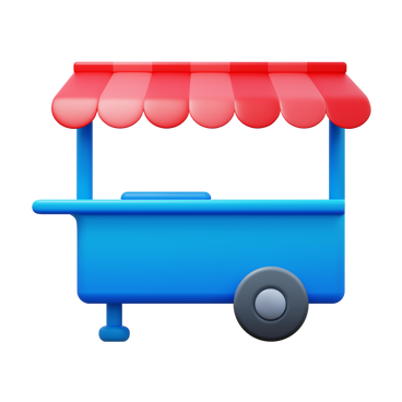 Food cart PNG, SVG