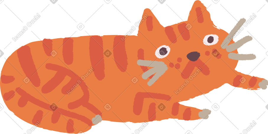 猫说谎 PNG, SVG