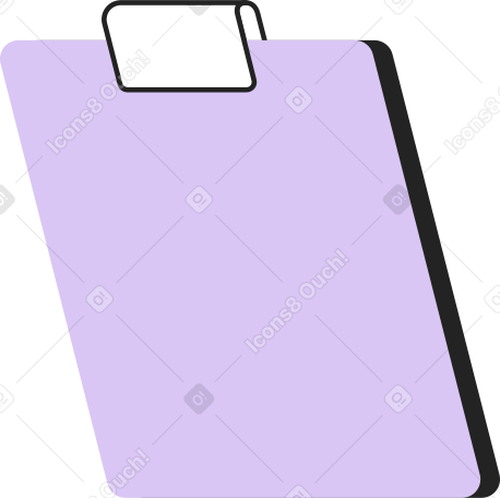 clipboard Illustration in PNG, SVG