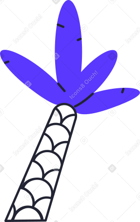 palm color Illustration in PNG, SVG