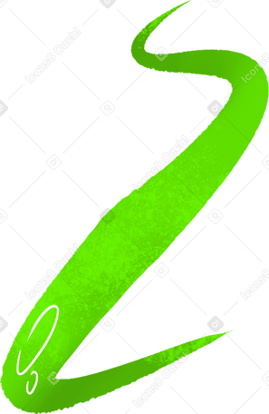 green decorative line Illustration in PNG, SVG