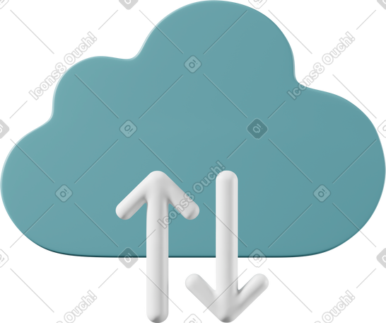 3D cloud convert PNG, SVG