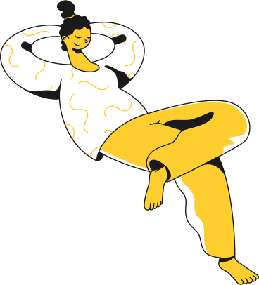 girl relaxing PNG, SVG
