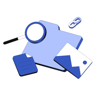 Searching for a file in a folder animated illustration in GIF, Lottie (JSON), AE