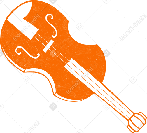 orange violin в PNG, SVG