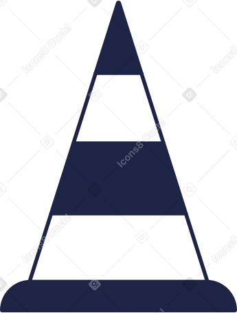 car cone Illustration in PNG, SVG