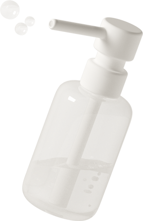 clear sanitizer pump bottle Illustration in PNG, SVG